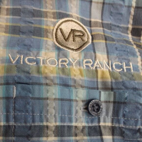 Patagonia Shirt, L, Puckerware/Seersucker, Short sleeves, Buttons, Victory Ranch - Picture 2 of 15